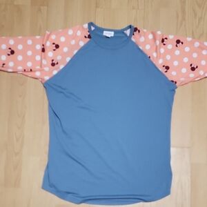 Bundle! 2 LuLaRoe Disney Minnie Mouse Raglan Shirt